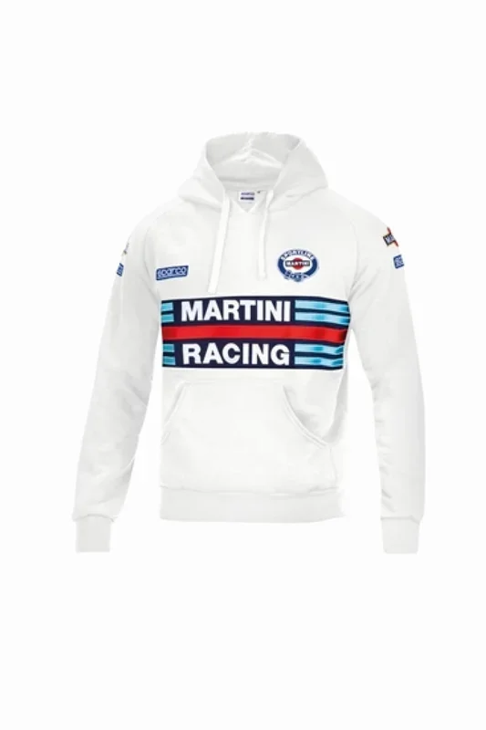 Sparco Hoodie Martini-Racing XS White – 01279MRBI0XS