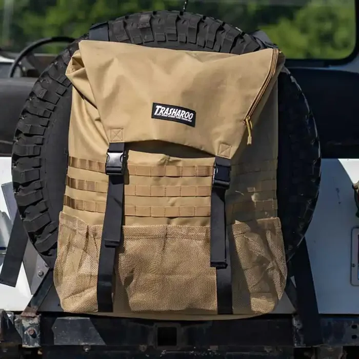 Spare Tire Trash Bag – Tan