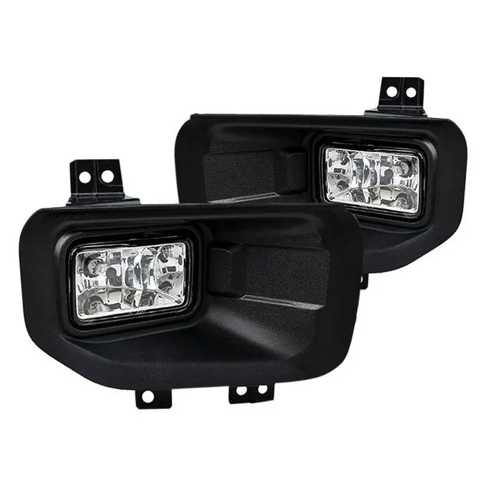Spec-D Fog Lights Ford F150 (2015-2017) Chrome Housing / Clear Lens – LED or OEM Lights