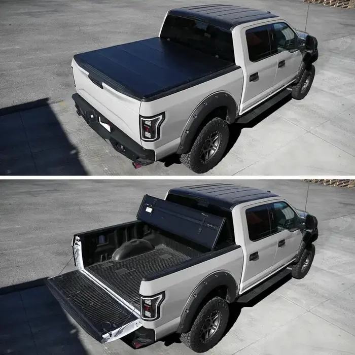 Spec-D Tuning Tonneau Cover Tundra (00-06) w/ 6‘ 6″ Bed – Locking Quad Fold Hard Cover
