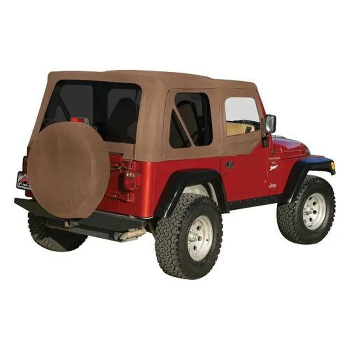 Spice OEM Replacement Soft Top for 1997-06 TJ Wrangler w/ Soft Upper Doors