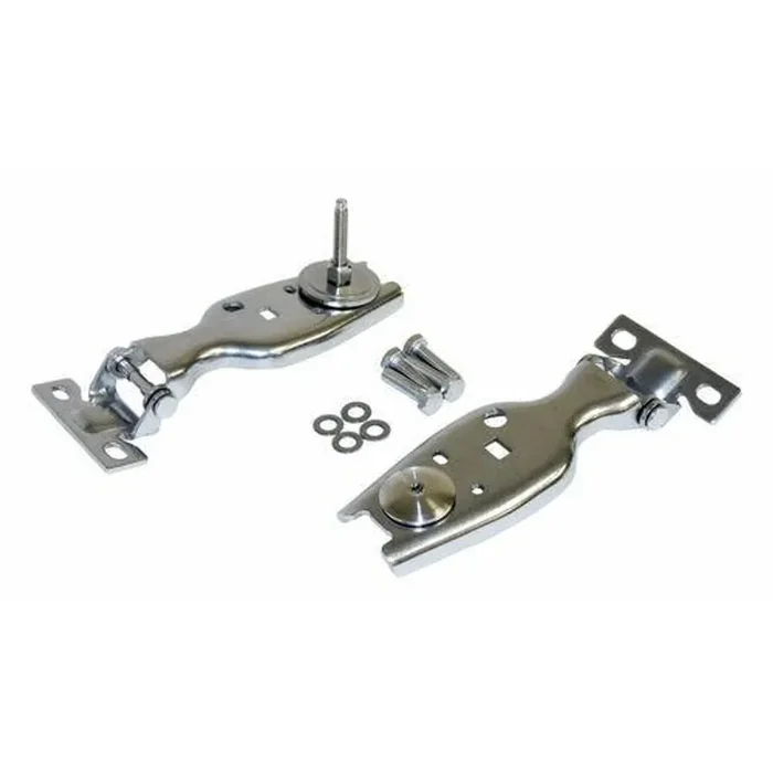 Stainless Steel Liftgate Glass Hinge Kit For 2007-2018 Jeep JK Wrangler