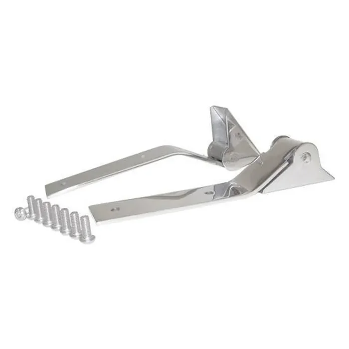 Stainless Tailgate Hinge Set, Upper & Lower