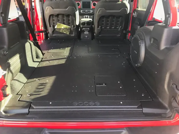 Stealth Sleep Package for 2018+ Jeep Wrangler JLU (With Subwoofer) Drivers Side 1134