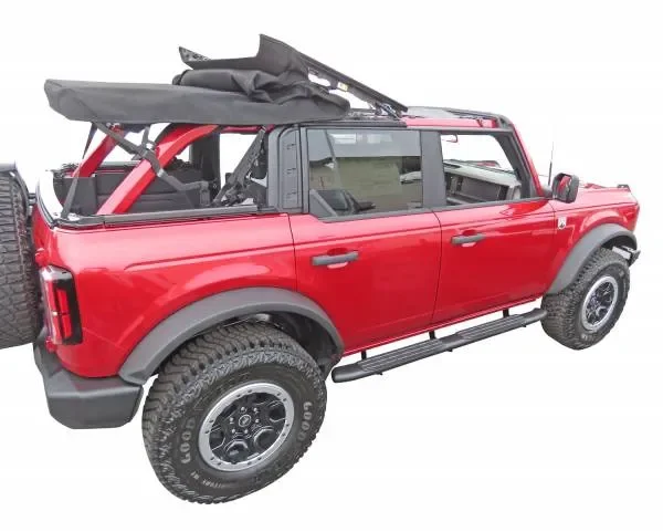 Steelcraft 4X Series Sidebars Textured Black for 2021-2023 Ford Bronco 4 Dr