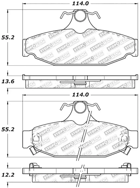 StopTech Performance Brake Pads – 309.04130