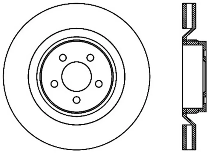 StopTech Power Slot 06-07 Chrysler SRT-8 Front Right Cryo Slotted Rotor – 126.63063CSR