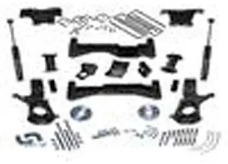 Superlift 07-16 silverado/sierra 4wd 8in lift kit w/cast steel control arms w/superlift rear shocks