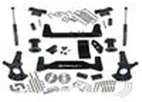 Superlift 14-18 (19 legacy/ltd)silverado/sierra 1500 4wd 6.5in lift kit w/superlift rear shocks