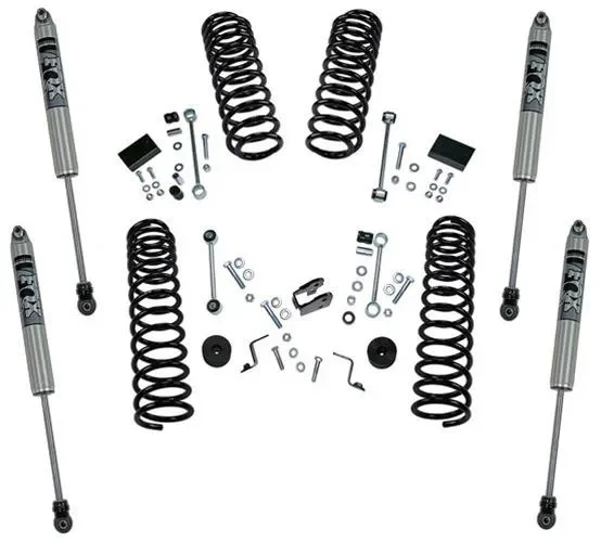 SuperLift 2.5″ Dual Rate Coil Lift Kit 2018-2024 Jeep Wrangler Jl 2 Door Rubicon FOX Shocks