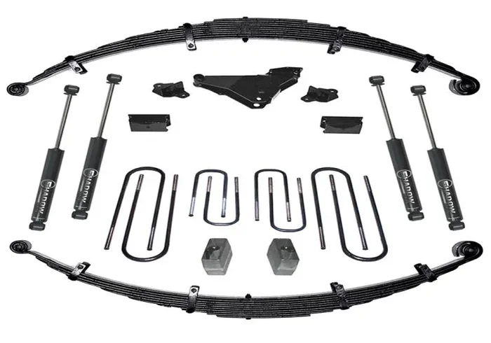 SuperLift 4″ Lift Kit For 2000-2004 Ford F-250 and F-350 Super Duty 4WD – Diesel and V-10 – with Superide Shocks