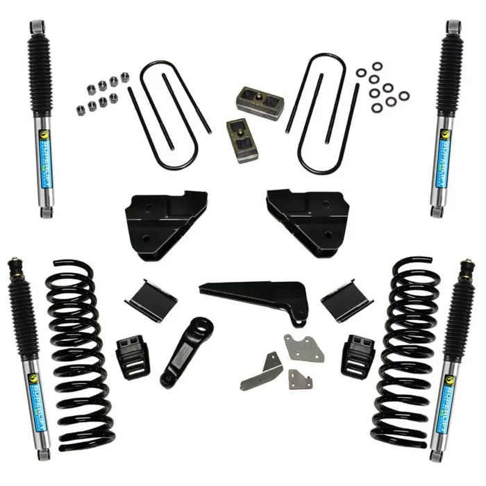 SuperLift 4″ Lift Kit For 2013-2018 Dodge Ram 3500 4WD – Diesel Engine – with Bilstein Shocks