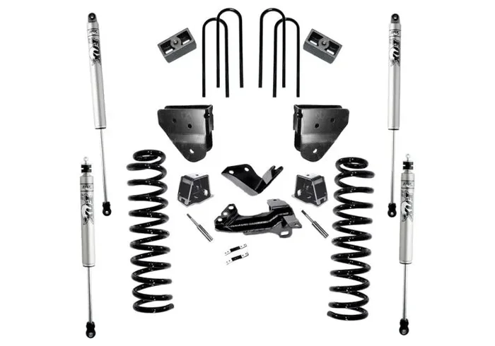 SuperLift 4″ Lift Kit w/ FOX Shocks For 2005-2007 Ford F-350 4WD Diesel w/o 4Link Arms w/o Radius Arms