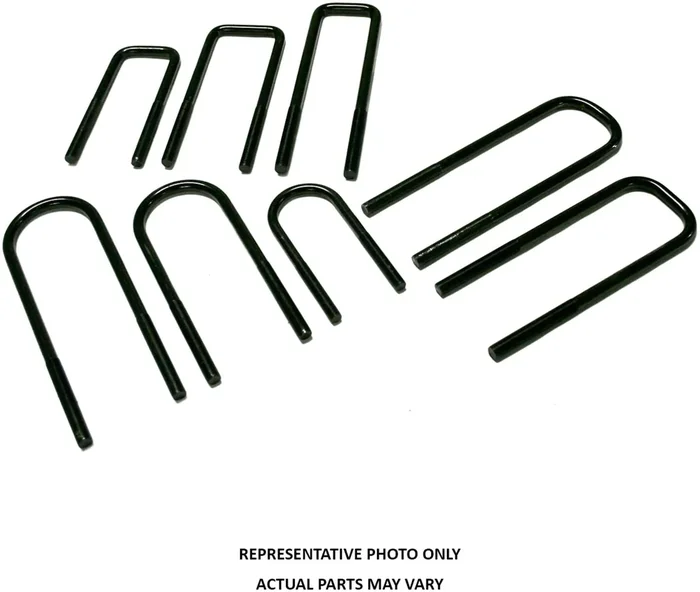 Superlift Leaf Spring Axle U Bolts with Hardware – 4 Piece Part: 11984