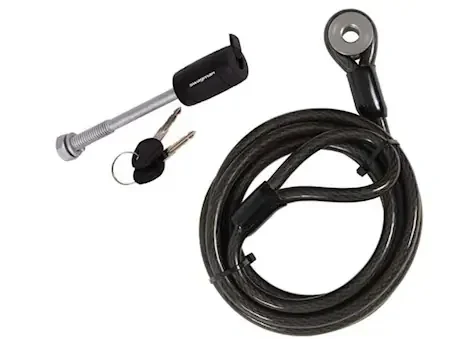 Swagman Bike rack accessory – 1/2in cable & hitch lock kit, for 1-1/4in receivers