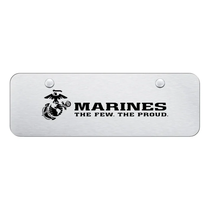 The Few The Proud Mini Plate – Laser Etched Brushed