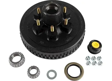 Tow-Rite 12in brake drum 6-5.5 bc 6k kit, 25580/15123, 25520/15245, 1/2in stud – boxed