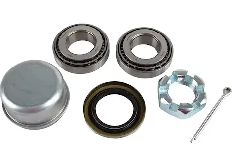 Tow-Rite Hub bearing kit 2,000 lbs ( l44643 & l44610) with castle nut & cotter pin