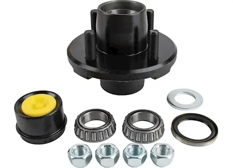 Tow-Rite Idler hub 4-4 bc 2k kit, bearing 1-1/16in l44649/l44610, 1/2 stud – boxed
