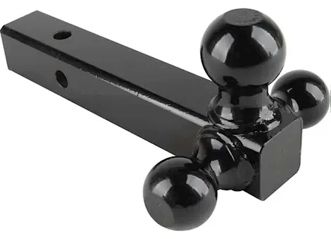 Tow-Rite Tri-ball mount 8-1/4″ – black – hollow shank