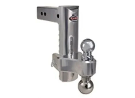 Trimax Locks 10″ pin & clip aluminum drop hitch for 2-1/2″ receivers-includes dual balls