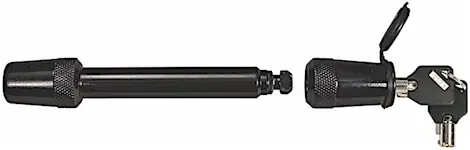 Trimax Locks Trimax premium 5/8in key receiver lock 3.5in span for new trucks black epoxy coa