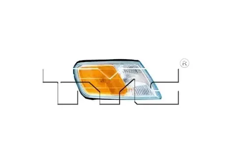 TYC Lh front marker lamp assy park/marker combination honda accord 1994-1997