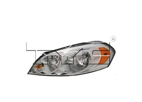 TYC Lh headlamp assy composite chevrolet impala 06-13; impala lmtd 14-16; monte carlo 06-07