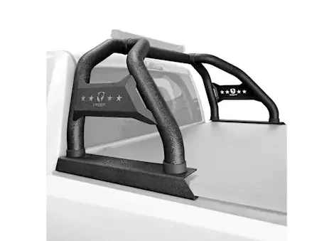Tyger Auto 05-23 tacoma sport bar textured black light mount roll bar