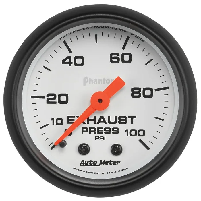 Ultra Lite 0-100 PSI Exhaust Pressure Gauge 4394