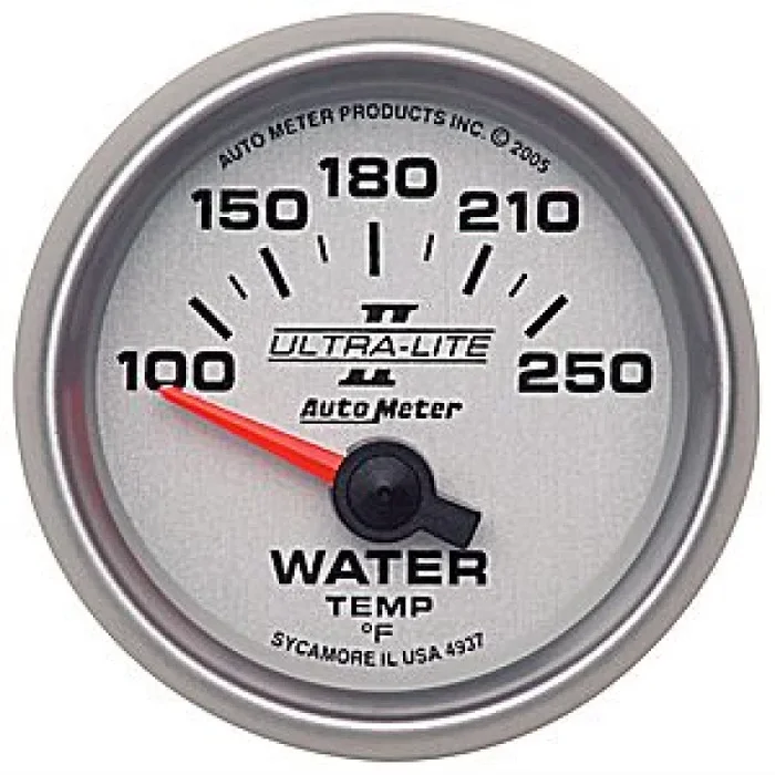 Ultra Lite II 100-250º Water Temperature Gauge 4937