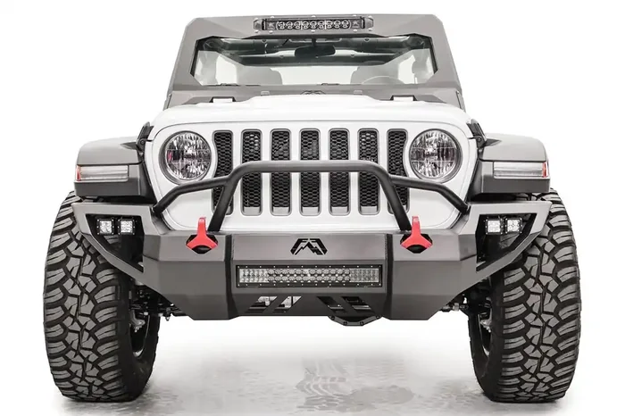Vengeance Front Bumper 11 Gauge Steel Construction Bare JL18-D4652-B