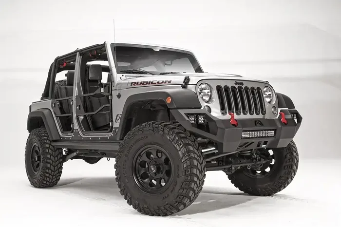 Vengeance Front Bumper 2 Stage Black Powder Coated No Guard JK07-D1851-1