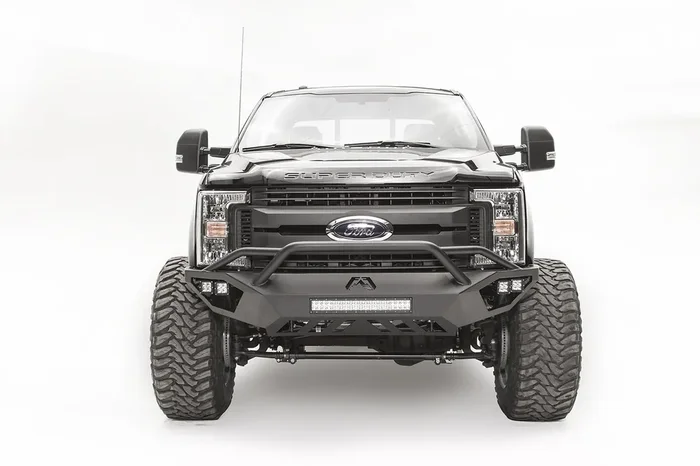 Vengeance Front Bumper 2 Stage Black Powder Coated w/Pre-Runner Guard FS17-V4152-1