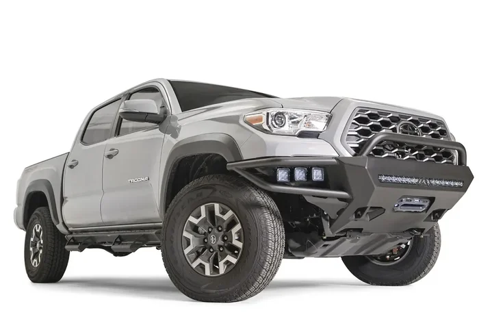 Vengeance Winch Front Bumper w/Pre-Runner Guard Bare Steel TB16-02-B