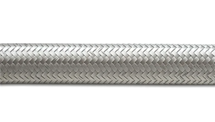 Vibrant -8 AN SS Braided Flex Hose (10 foot roll) – 11918