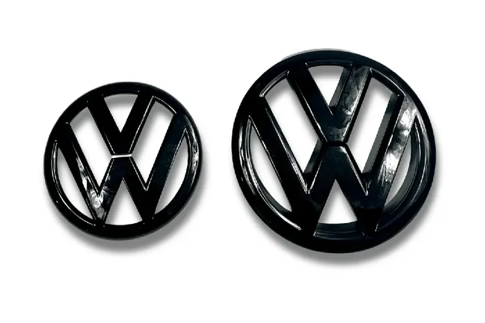 VW Golf 6 – Base, GTI, R – Gloss Black Emblem Set (2008-2012)