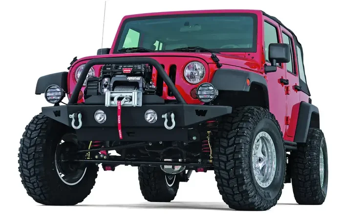 WARN FOOT FORWARD / UPRIGHT WINCH MOUNTING PLATE KIT FOR JEEP CJ 11310