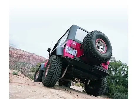 Warn Rock crawler front stubby tj jeep bumper w/o grill guard tube