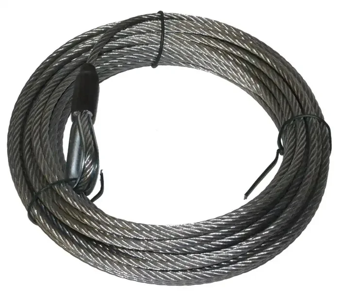 WARN WIRE ROPE ASSEMBLY 3/16 Inch Diameter x 35 Foot Length 79835