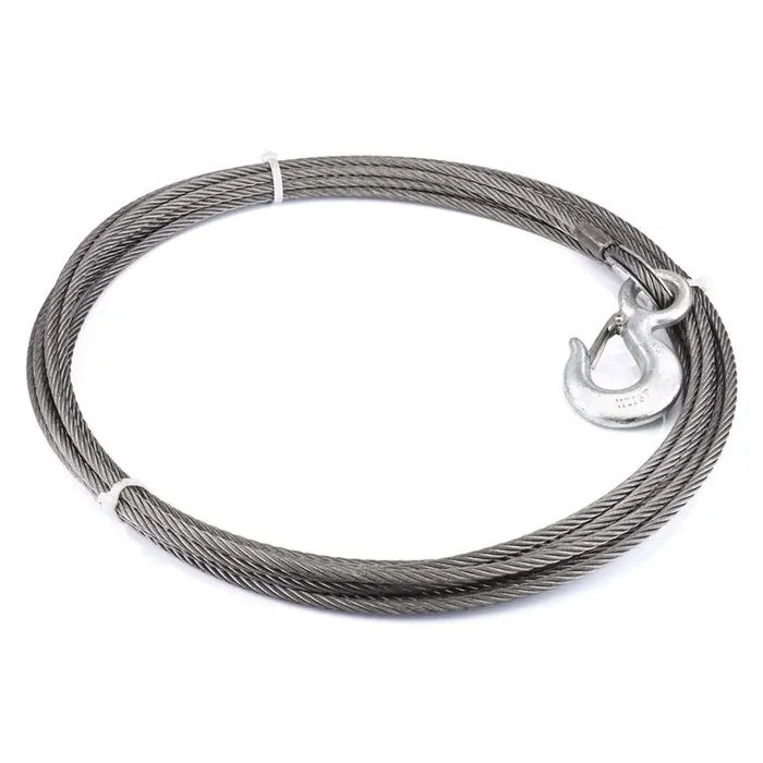 WARN WIRE ROPE ASSEMBLY 3/8 Inch Diameter x 50 Foot Length 23671
