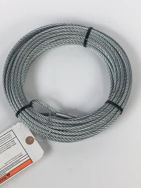 WARN WIRE ROPE ASSEMBLY 7/32 Inch Diameter x 50 Foot Length 100972