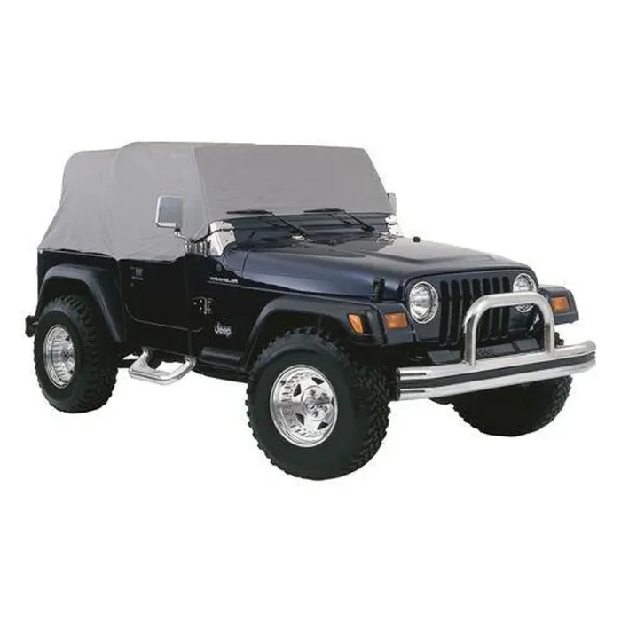 Water Resistant Gray Cab Cover for 92-06 Jeep YJ, TJ Wrangler w/o Unltd. Pkg.