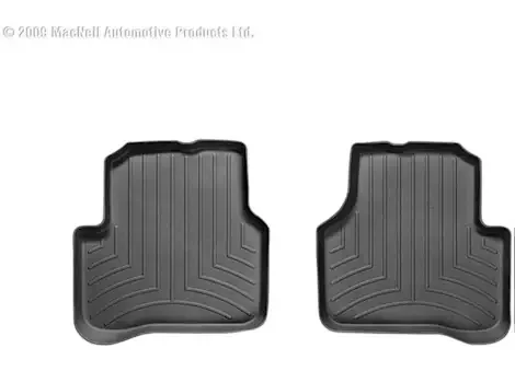 WeatherTech 06-15 passat rear floorliner black