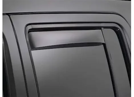 WeatherTech 07-13 sierra/silverado extended cab rear side window deflectors dark smoke