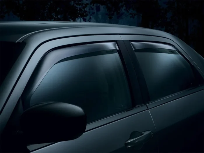 WeatherTech 08-10 Cadillac CTS Front and Rear Side Window Deflectors – Dark Smoke – 82471