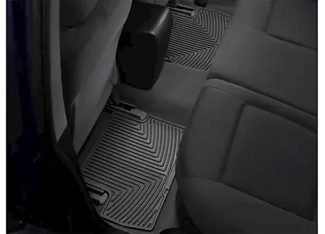 WeatherTech 09-13 corolla rear rubber front floor mats black