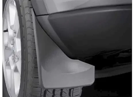 WeatherTech 11-17 grand cherokee fits laredo/limited/trailhawk/overland models no drill mudflaps blk rear pair