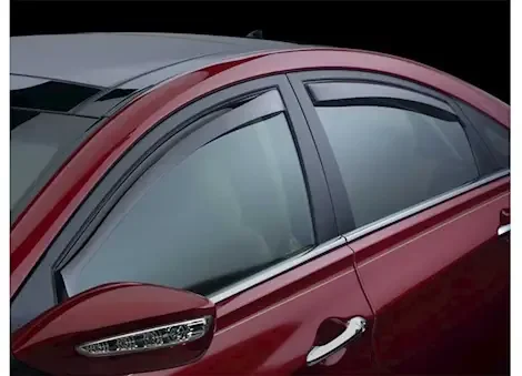 WeatherTech 15-17 renegade front & rear side window deflectors dark smoke