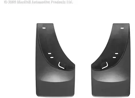 WeatherTech No-Drill DigitalFit Rear Mud Flaps 120005